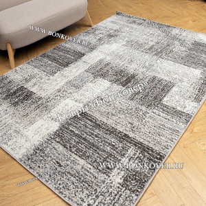 Серый Ковер Для Комнаты Арт 30050