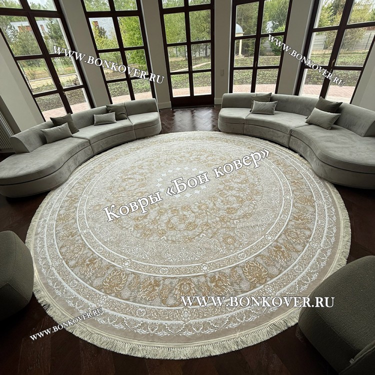 Круглый Ковер Для Гостиной Арт 30256