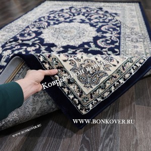 Турецкий Ковер Медальон дизайн 73 Синий