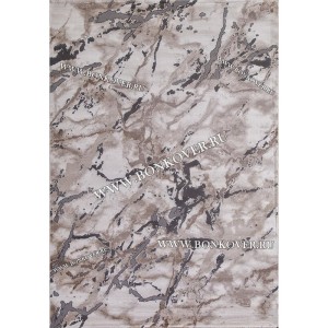 Турецкий Ковер Для Гостиной Дизайн 19 Серый с Коричневым Прямоугольный